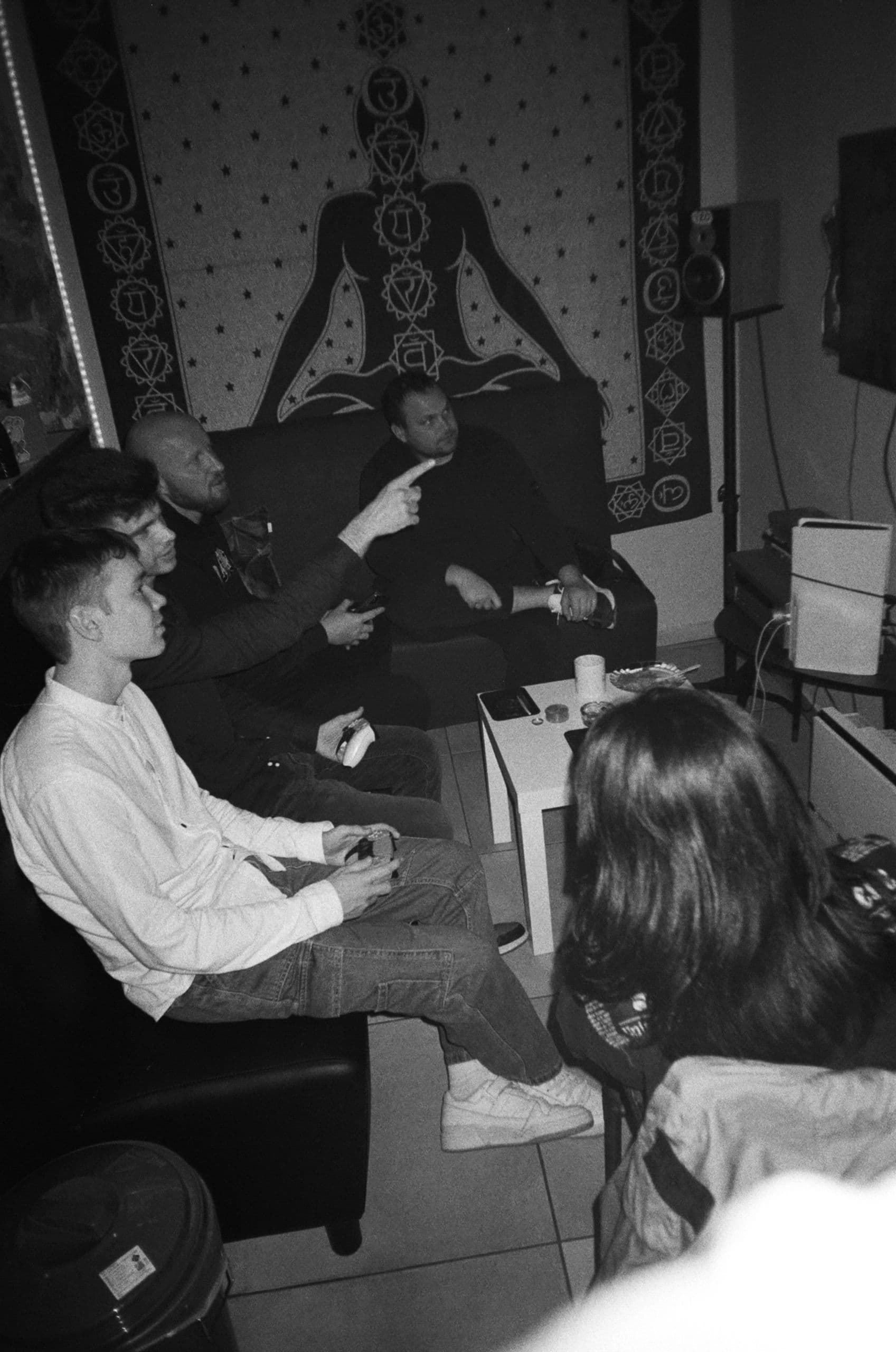 Members relaxing together in the club lounge